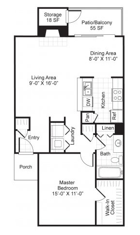 floor plan photo of the park at westminster in westminster, co at The Westmount at London Park